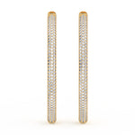 Coordinates Diamond Earrings Luna 45 mm