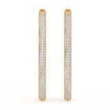 Coordinates Diamond Earrings Luna 45 mm